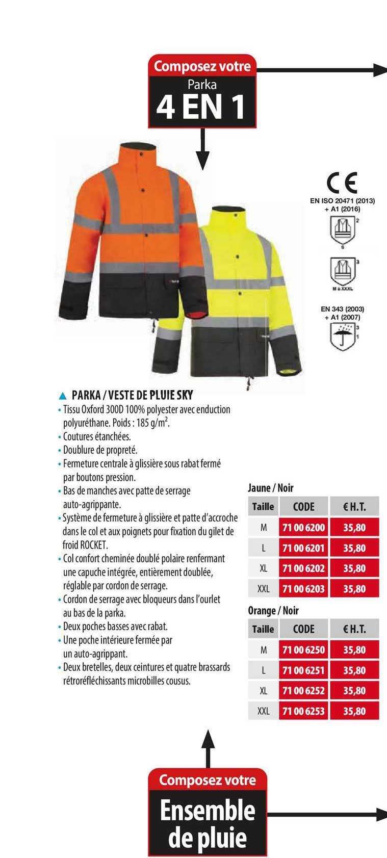 parka - veste de pluie sky