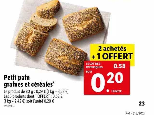 Petit Pain Graines Et Céréales