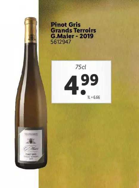 pinot gris grands terroirs g.maier - 2019