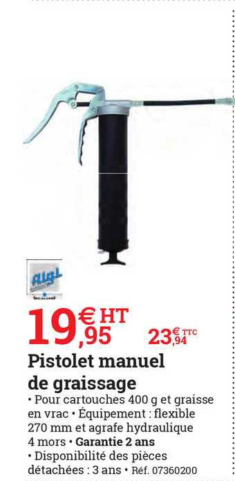 Pistolet Manuel De Graissage