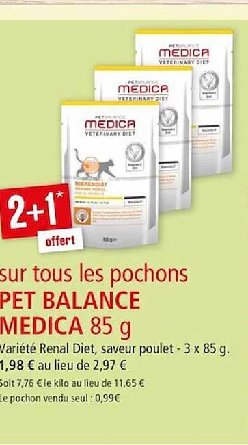 pochons pet balance medica 85 g