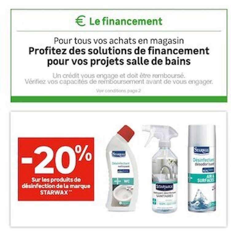 produits de désinfection de la marque starwax