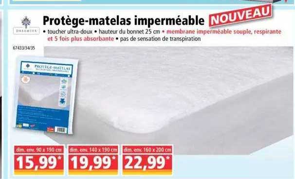 protège-matelas imperméable