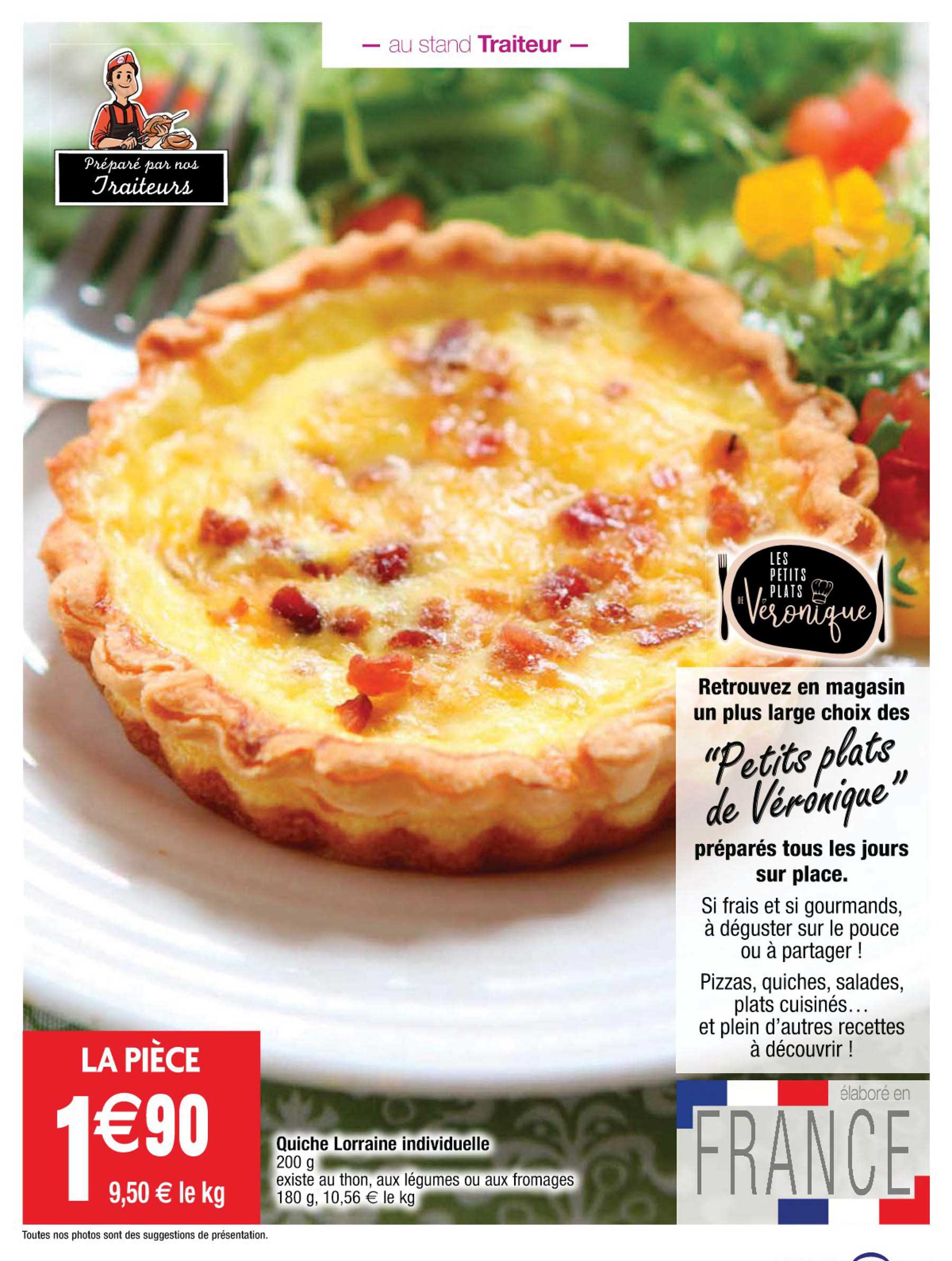 quiche lorraine individuelle