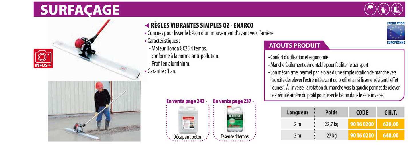 règles vibrantes simple qz - enarco