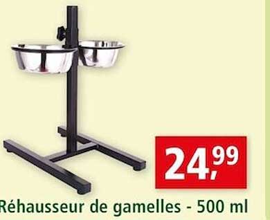rehausseur de gamelles - 500 ml