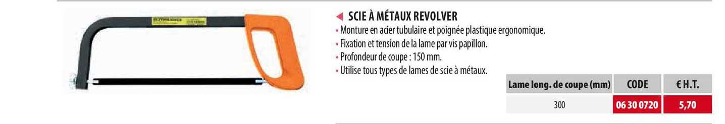 scie à métaux revolver