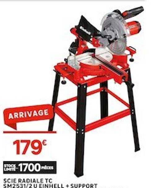 Scie Radiale Tc Sm2531-2 U Einhell + Support