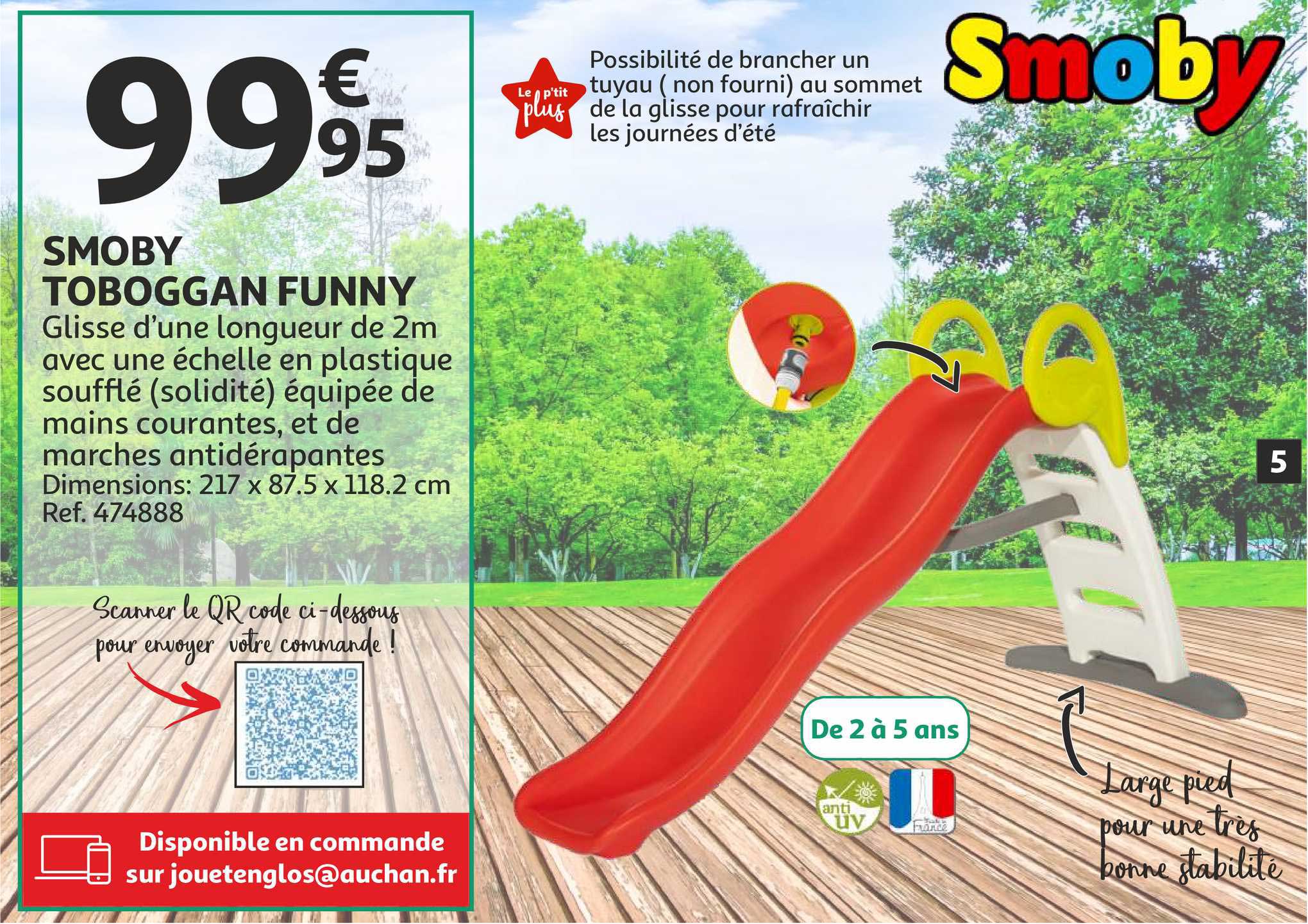 smoby toboggan funny