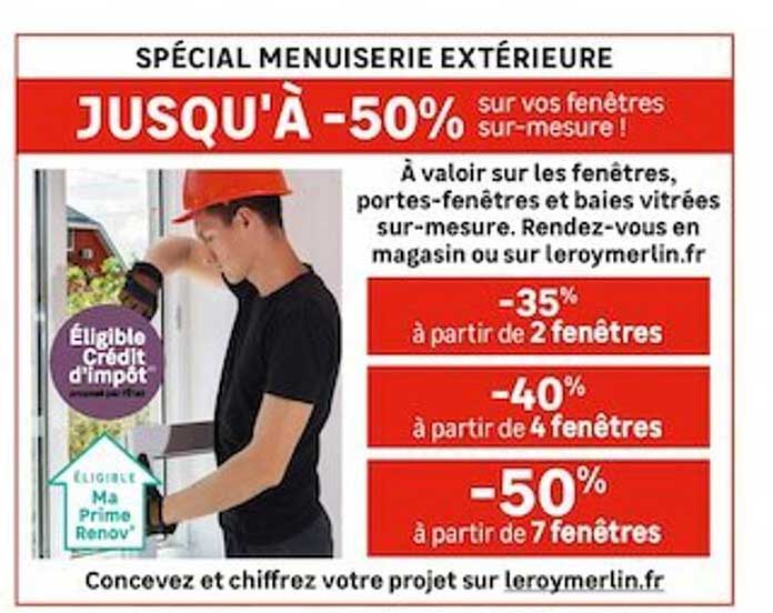 spécial menuiserie extérieure
