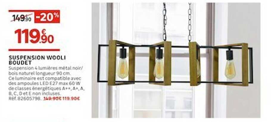 Suspension Wooli Boudet