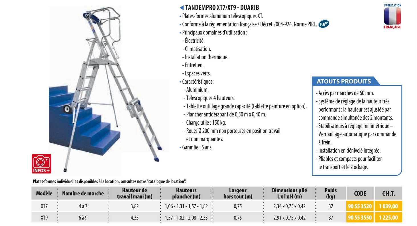 tandempro xt7-xt9 - duarib