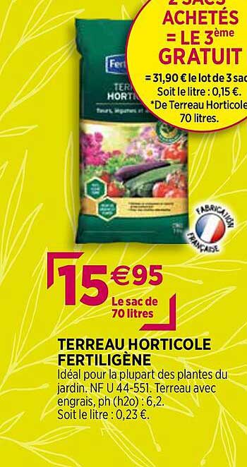 Terreau Horticole Fertiligène
