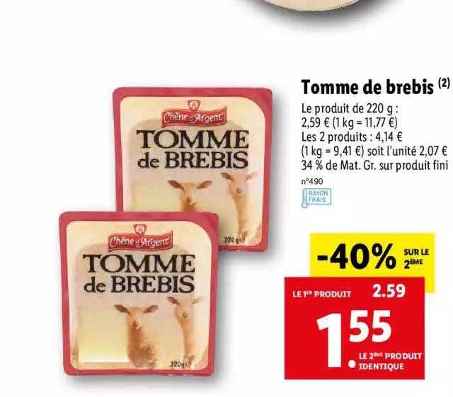 tomme de brebis chêne d'argent