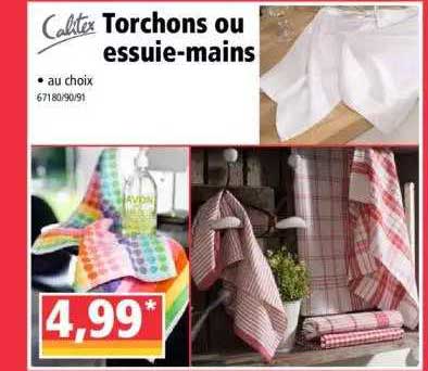 Torchons Ou Essuie-mains Calitex