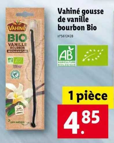 vahiné gousse de vanille bourbon bio