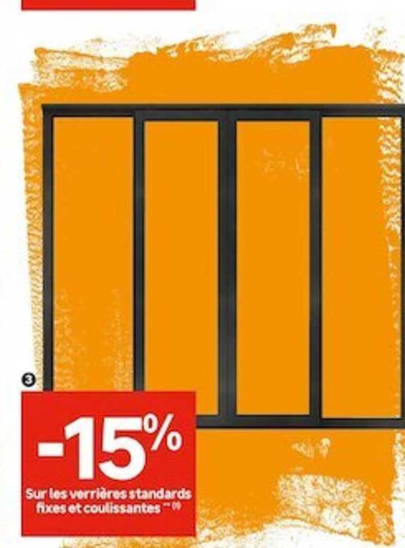 verrières standards fixes et coulissantes