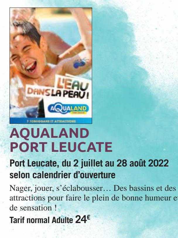 aqualand port leucate port leucate