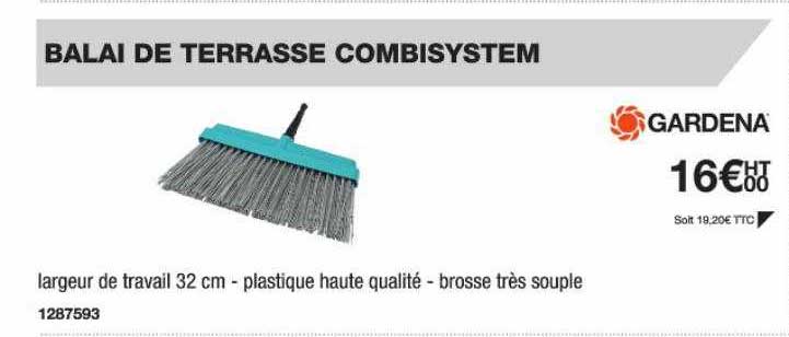 Balai De Terrasse Combisystem Gardena