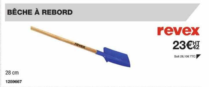 Bêche à Rebord Revex