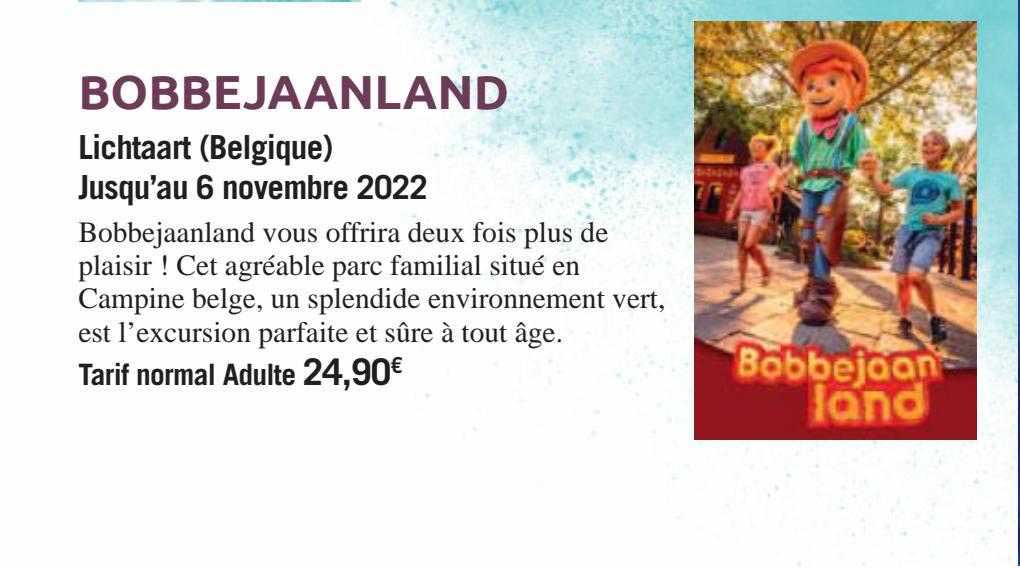 bobbejaanland lichtaaart belgique