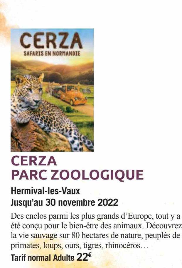 cerza parc zoologique