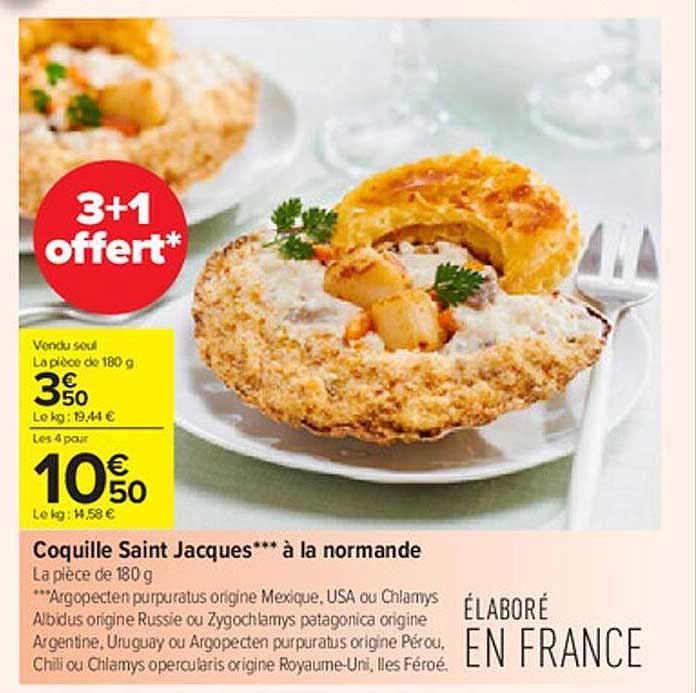 coquille saint jacques à la normande