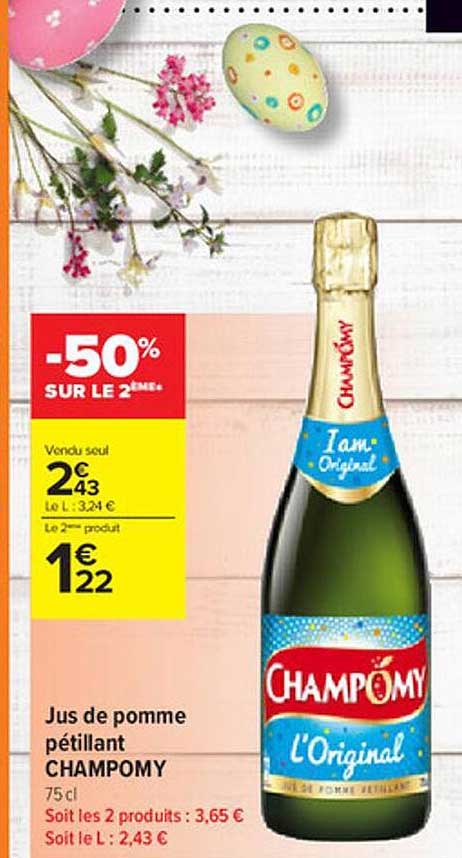 Jus De Pomme Pétillant Champomy