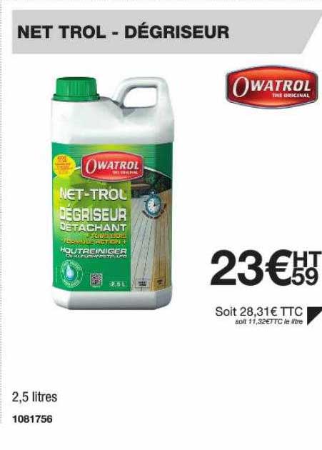 net trol - dégriseur owatrol