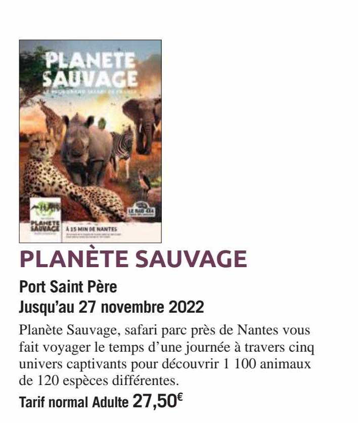 planète sauvage port saint père