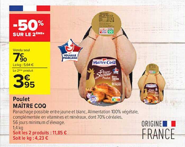poulet maître coq