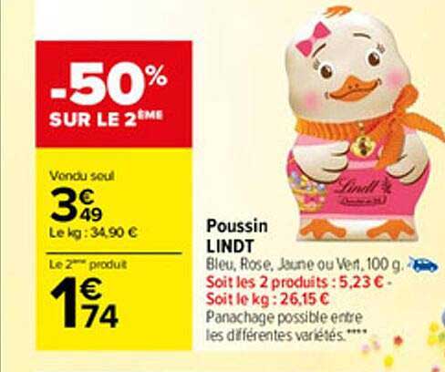 poussin lindt