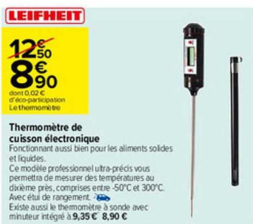Thermomètre De Cuisson électrique Leifheit