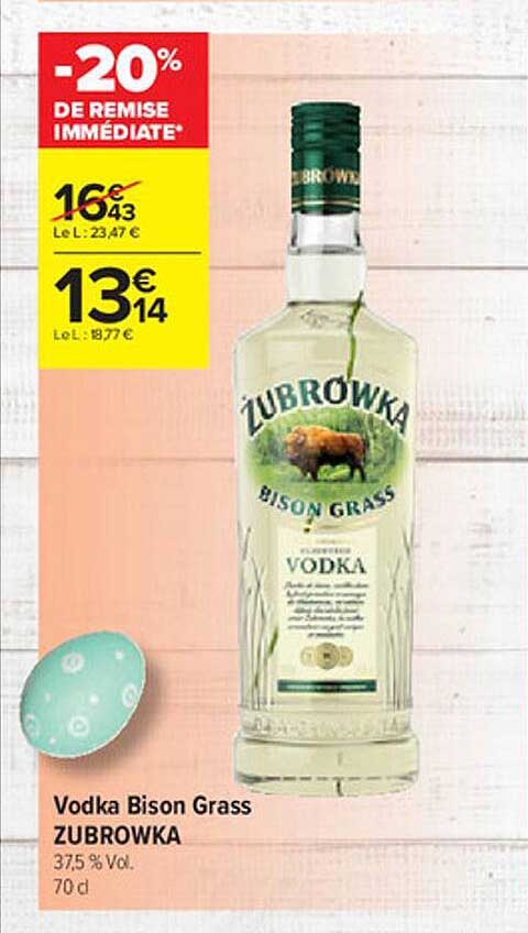 vodka bison grass zubrowka