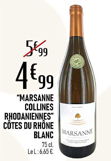 "marsanne collines rhodaniennes" côtes du rhône blanc
