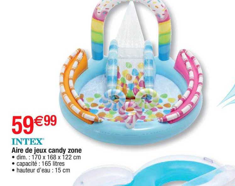aire de jeux candy zone intex