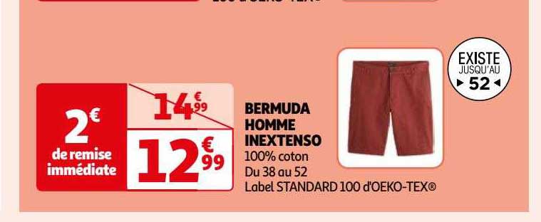 Bermuda Homme Inextenso