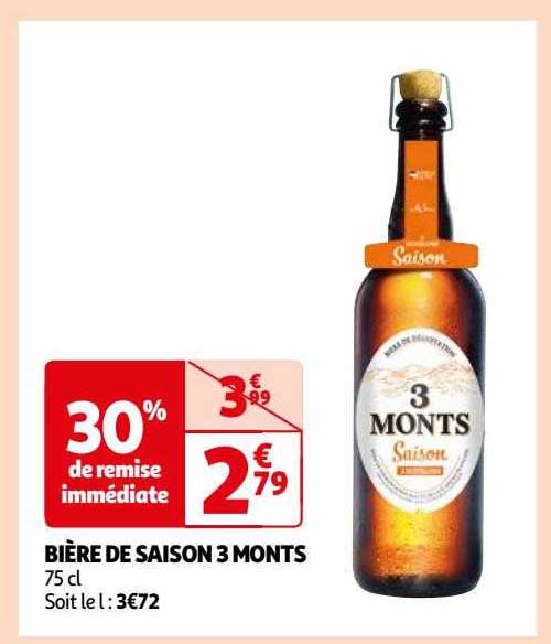 bière de saison 3 monts