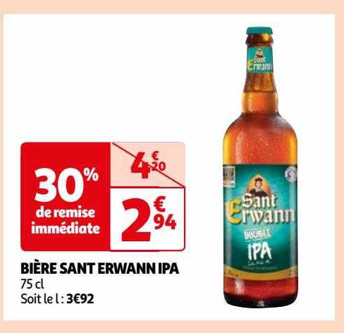 Bière Sant Erwann Ipa