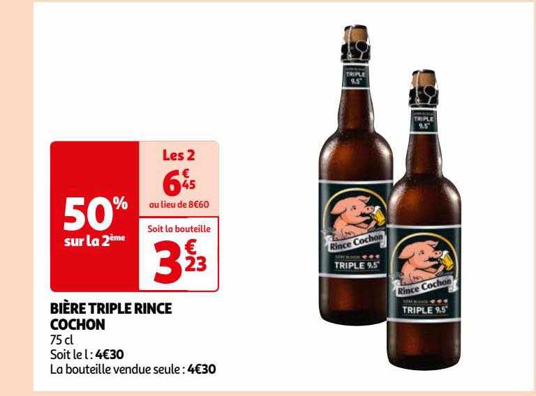 bière triple rince cochon