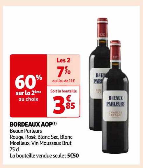 bordeaux aop beaux parleurs