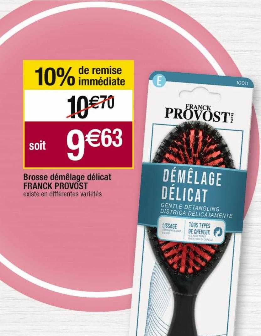 brosse démêlage délicat franck provost