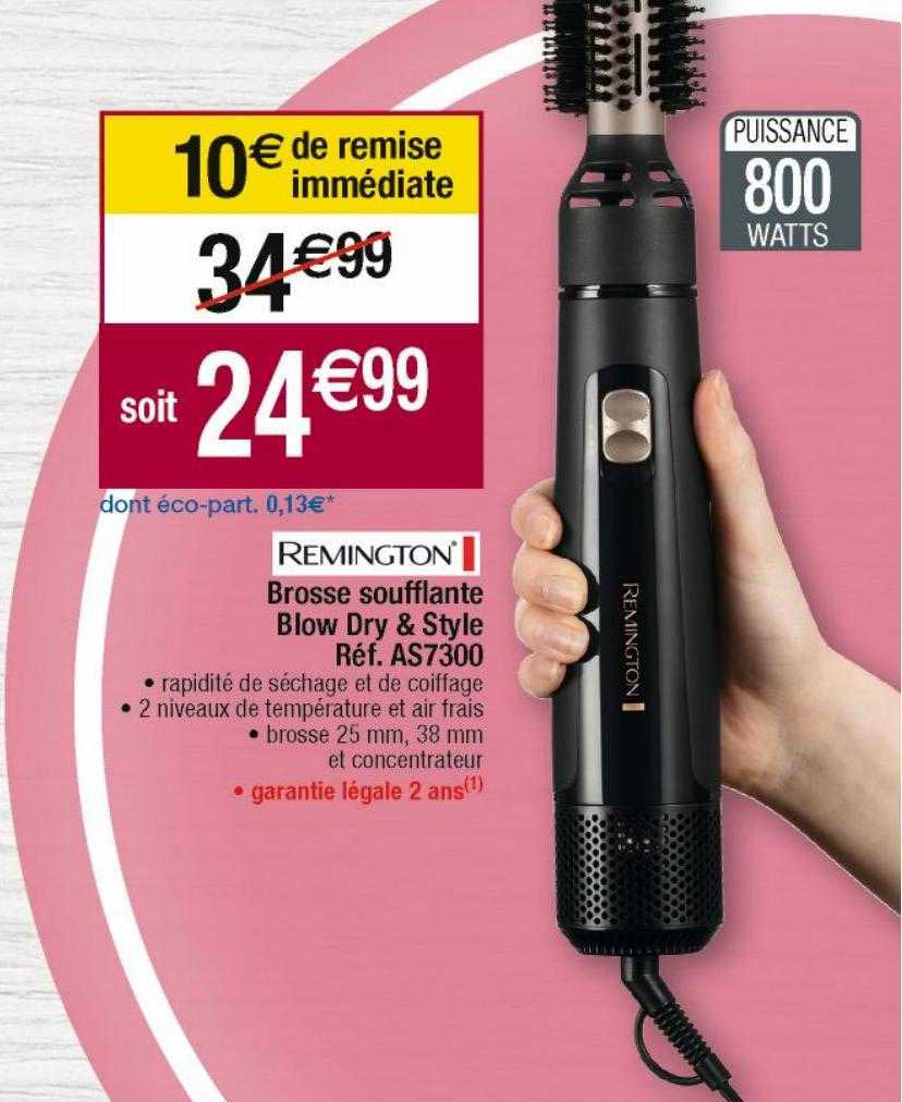 brosse soufflante blow dry & style remington réf. as7300