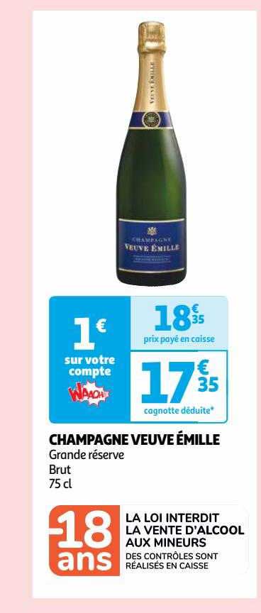 champagne veuve émille