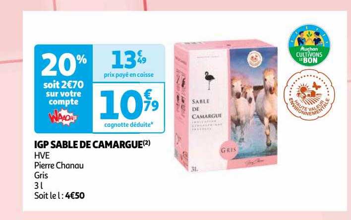 igp sablé de camargue hve pierre chanau