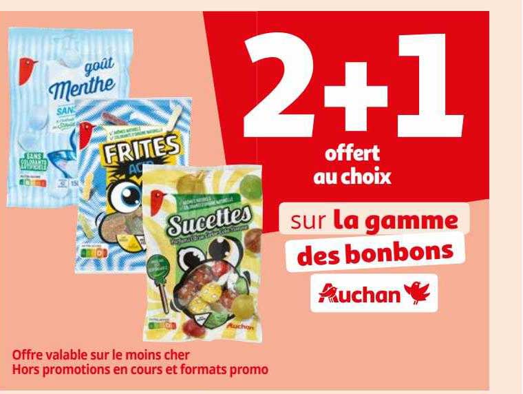 La Gamme Des Bonbons Auchan