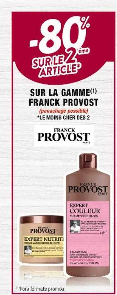 la gamme franck provost