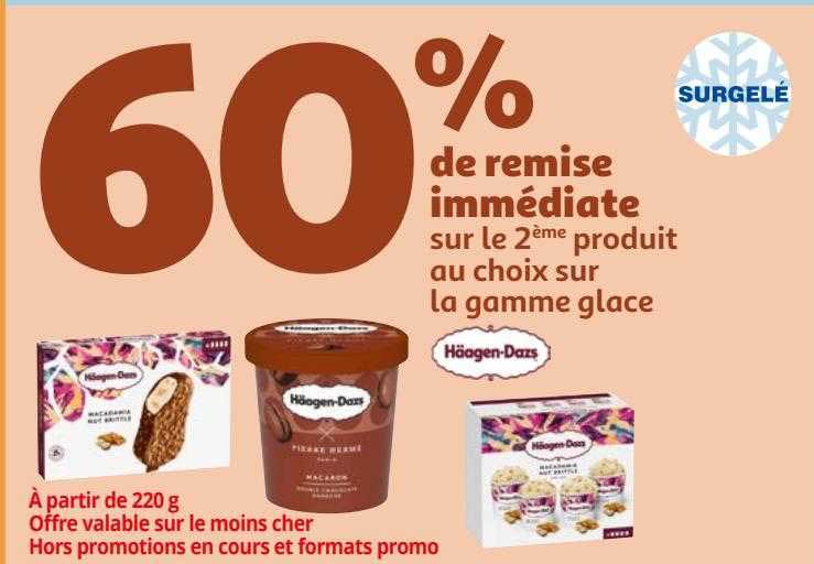 la gamme glace häagen-dazs