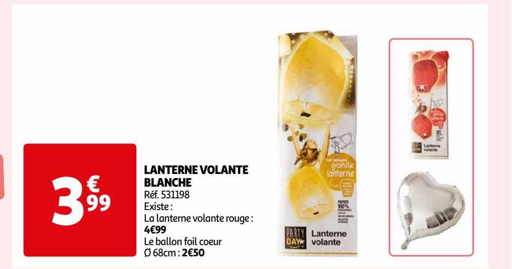 Lanterne Volante Blanche