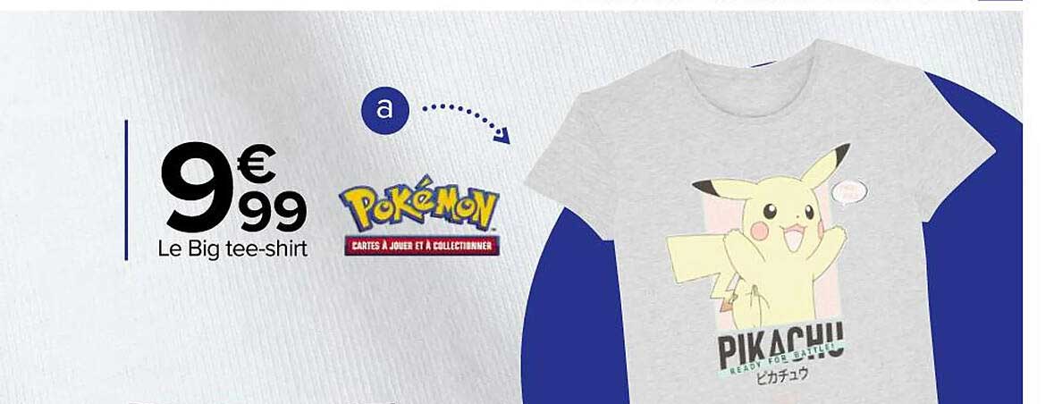 le big tee-shirt pokémon
